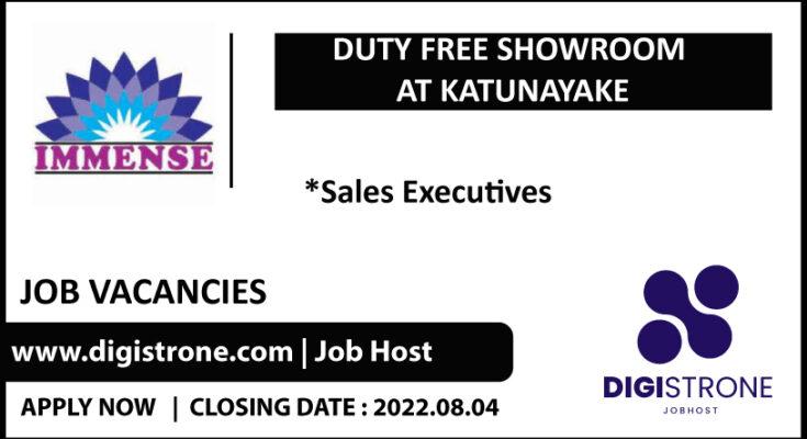 Job Vacancy at Duty Free Showroom in Katunayake