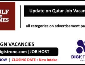 update on qatar job vacancy 2022