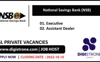 National Savings Bank (NSB) Job