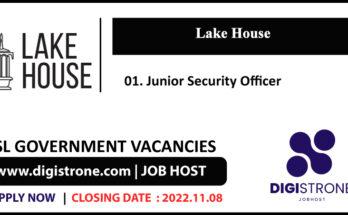 Lake House Job
