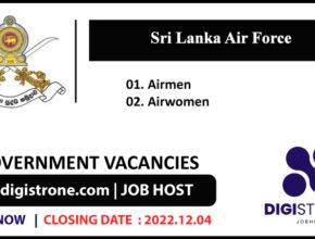 Sri Lanka Air Force Job